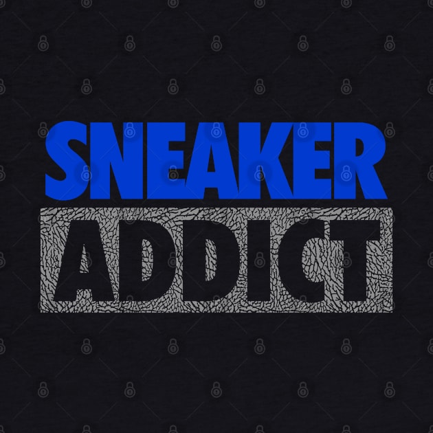 Sneaker Addict Sports Blue by Tee4daily